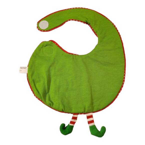 Santa's Little Elf Decorative Bib - Picture 2 of 2